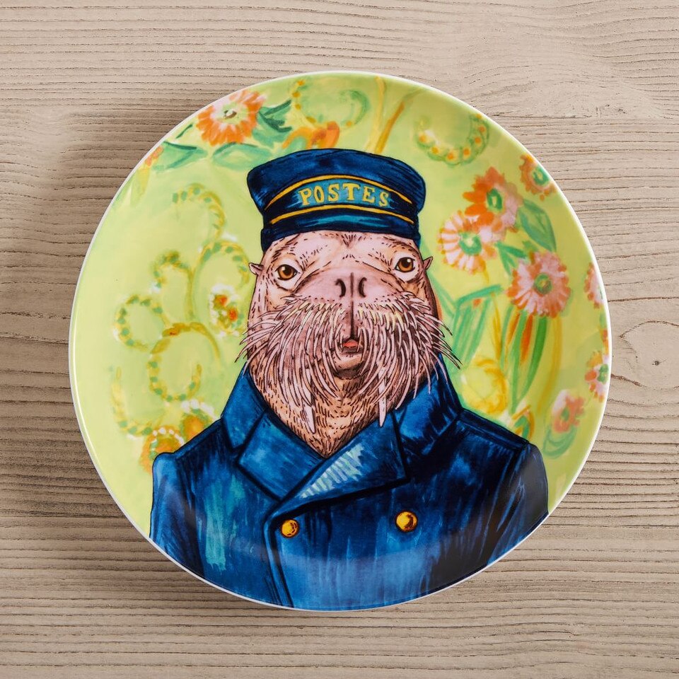 Dapper Animal Works of Art Salad Plate West Elm Australia